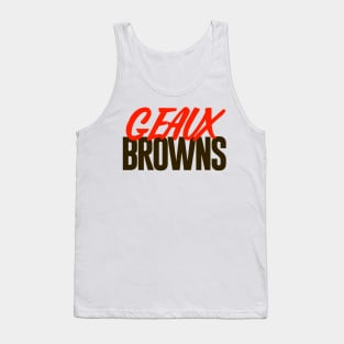 Geaux Browns - CLEVELAND TIGERS Tank Top